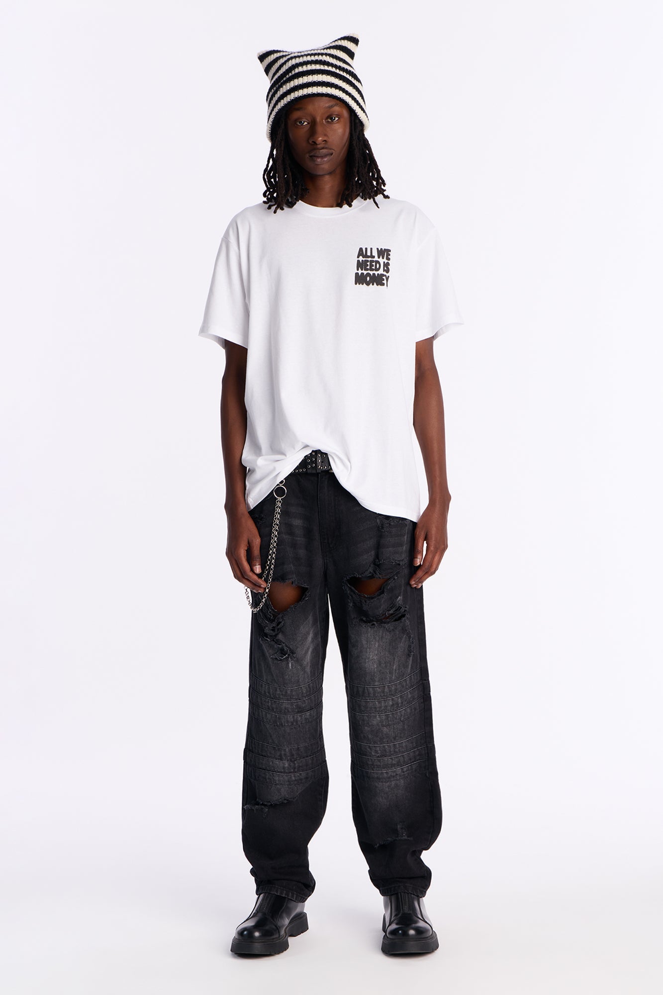 All We Need Is Money Short Sleeve Tee - White