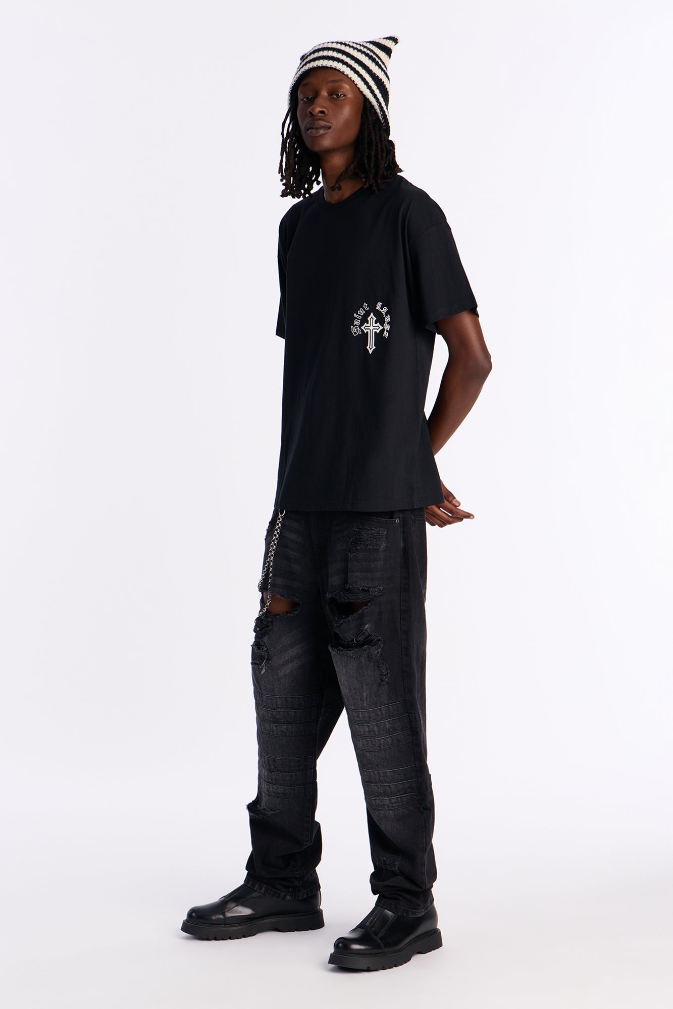 Cross My Heart And Hope To Live Short Sleeve Tee - Black