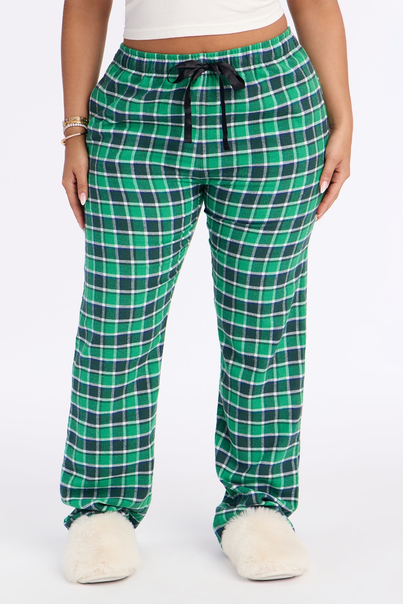 So Chill Flannel PJ Pants - Green