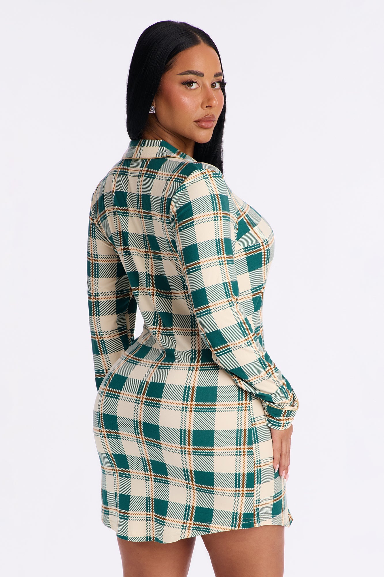 Love To Snooze Embroidered Glitter Long Sleeve PJ Sleep Shirt - Green/combo