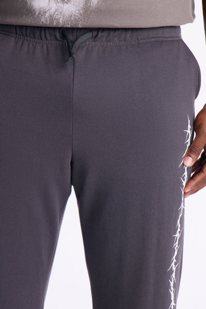Thorns On My Side Baggy Sweatpants - Charcoal