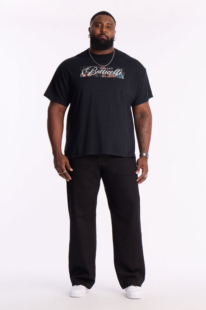 Sandro Botticelli Oversized Short Sleeve Tee - Black