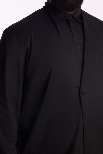 Relaxed New Money Suede Unlined Blazer - Black