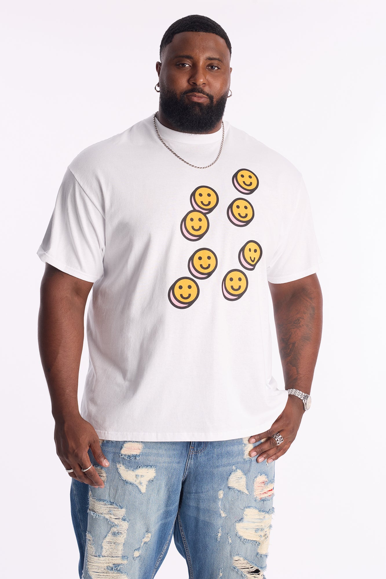 Love Has Many Faces Short Sleeve Tee - White
