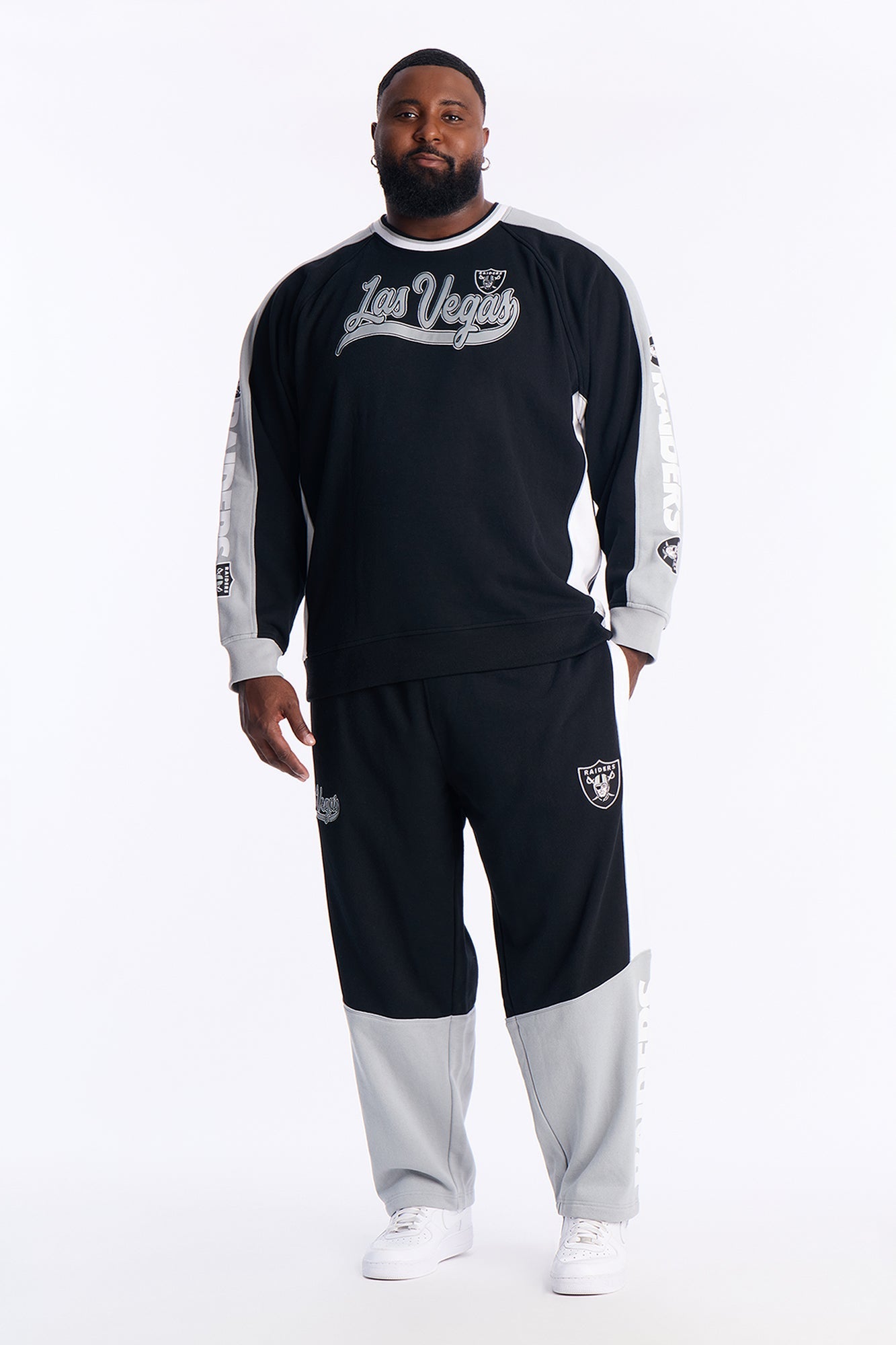 Raiders Ride The Wave Sweatpants - Black