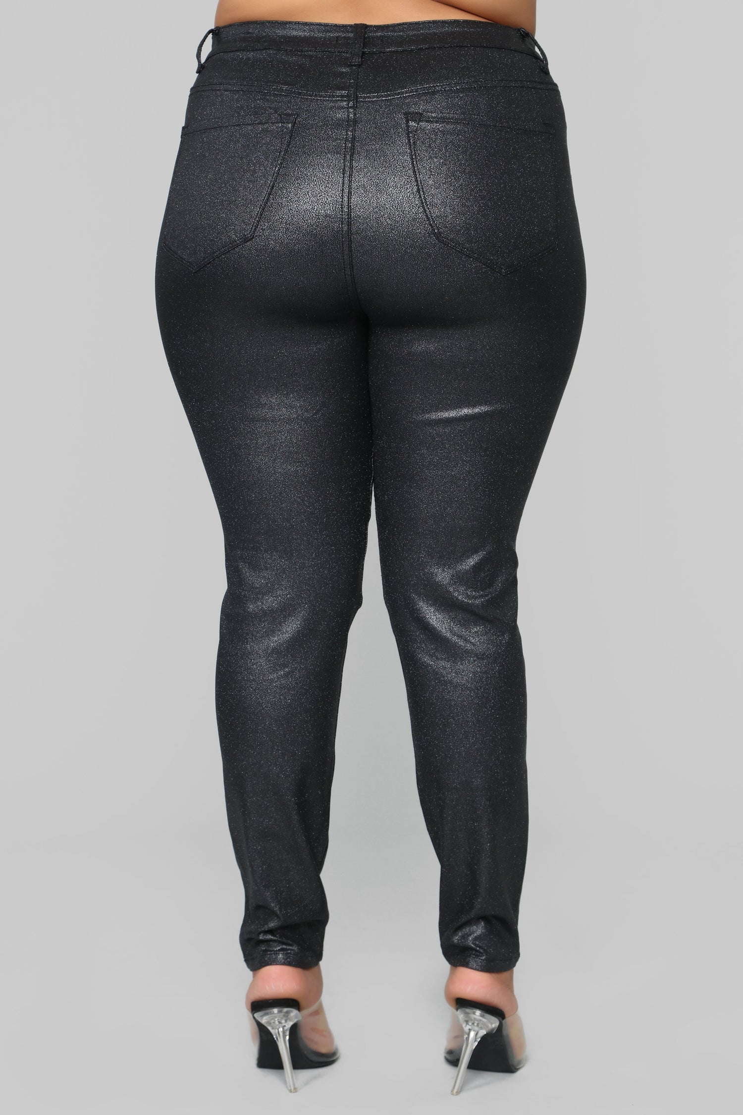 Double Dare Faux Leather Pants - Black