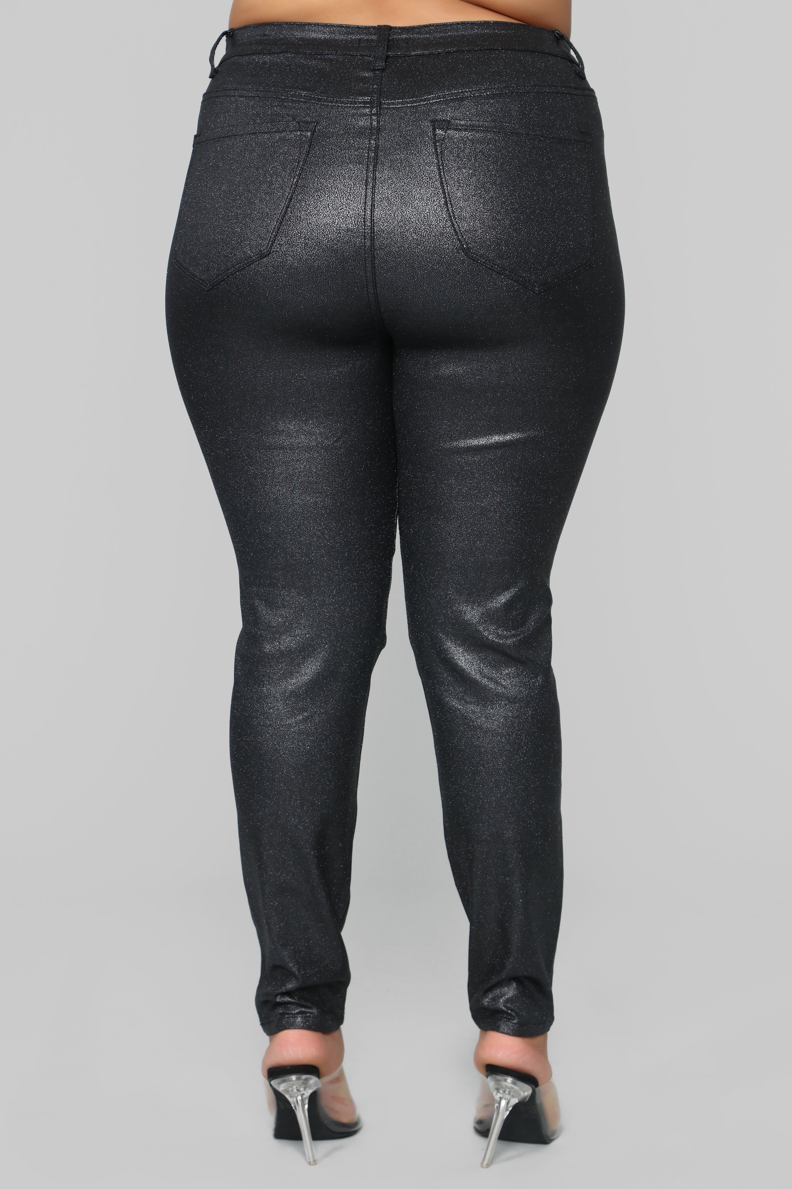 Double Dare Faux Leather Pants - Black