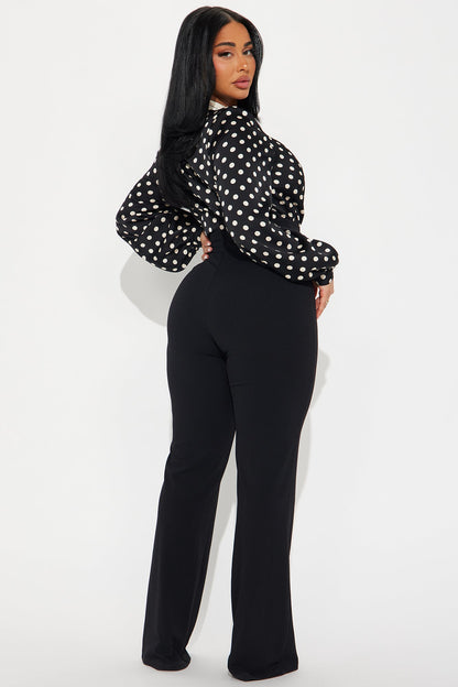 Etiquette Queen Jumpsuit - Black/White