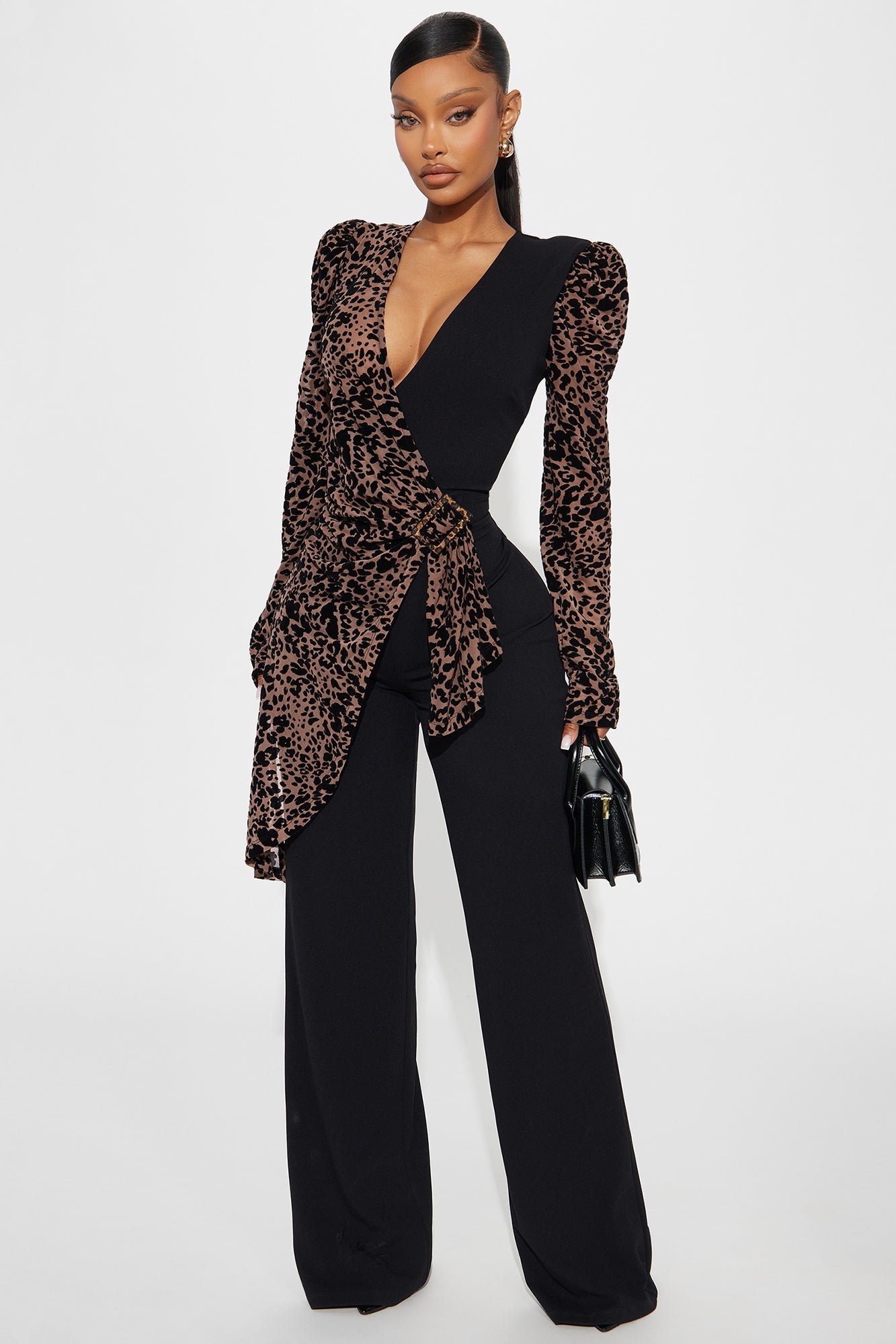 Handle Business Jumpsuit - Black/combo