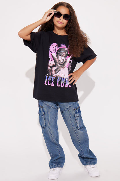 Mini Check Yo Self Ice Cube Top - Black/Purple