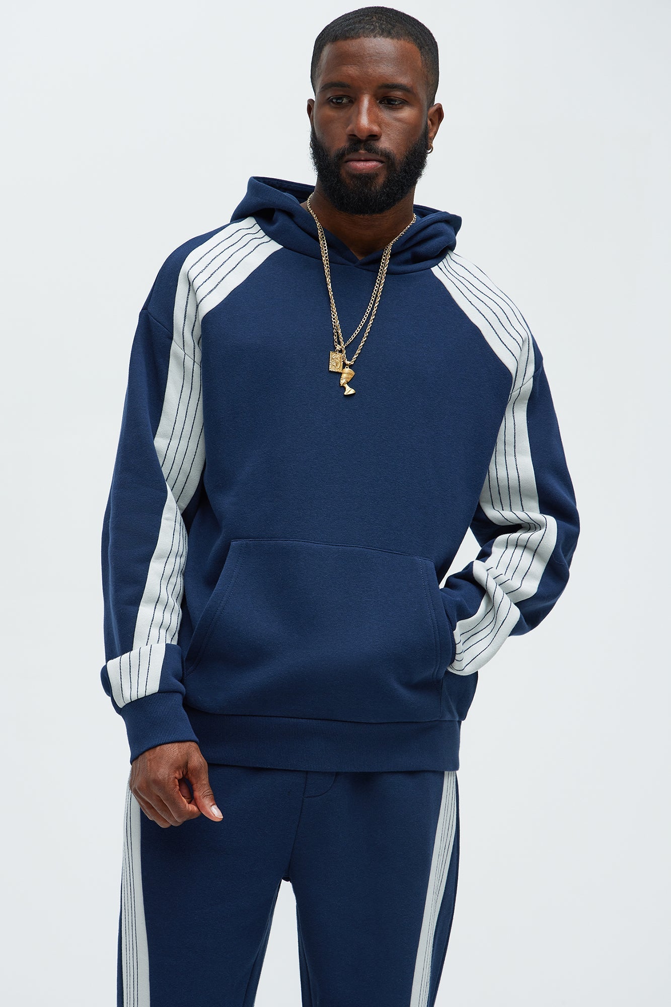 Tyson Road Runnin Hoodie - Blue/combo