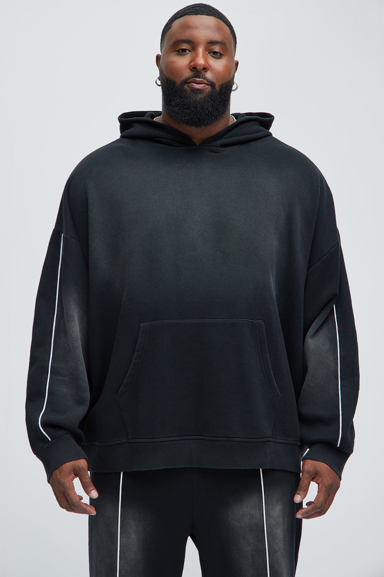 Tyson Just Go With It Oversized Hoodie - Black