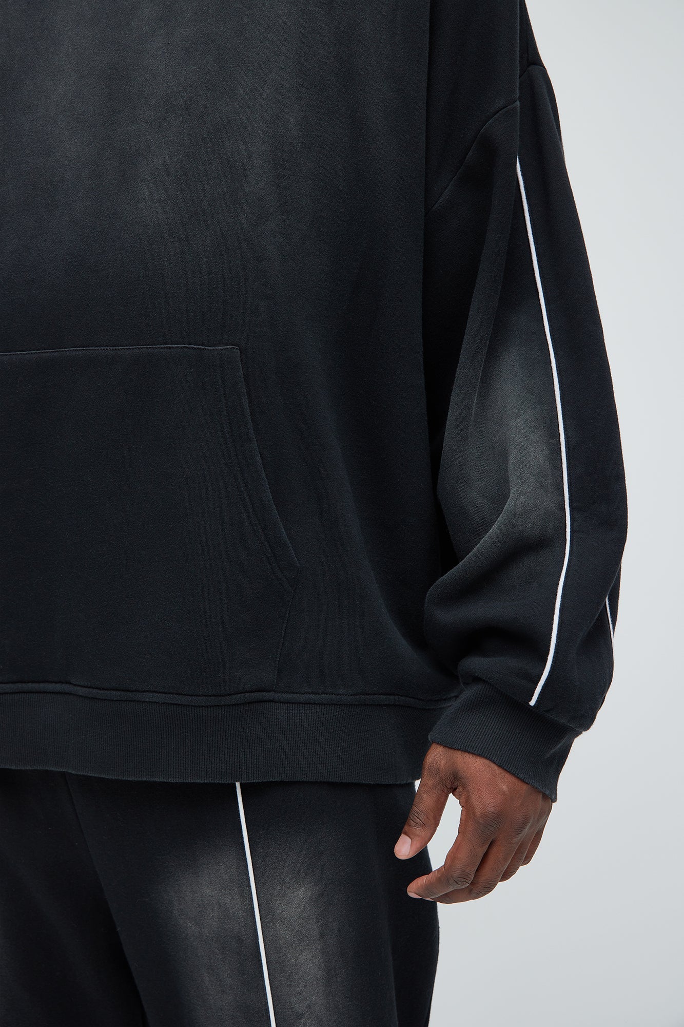 Tyson Just Go With It Oversized Hoodie - Black