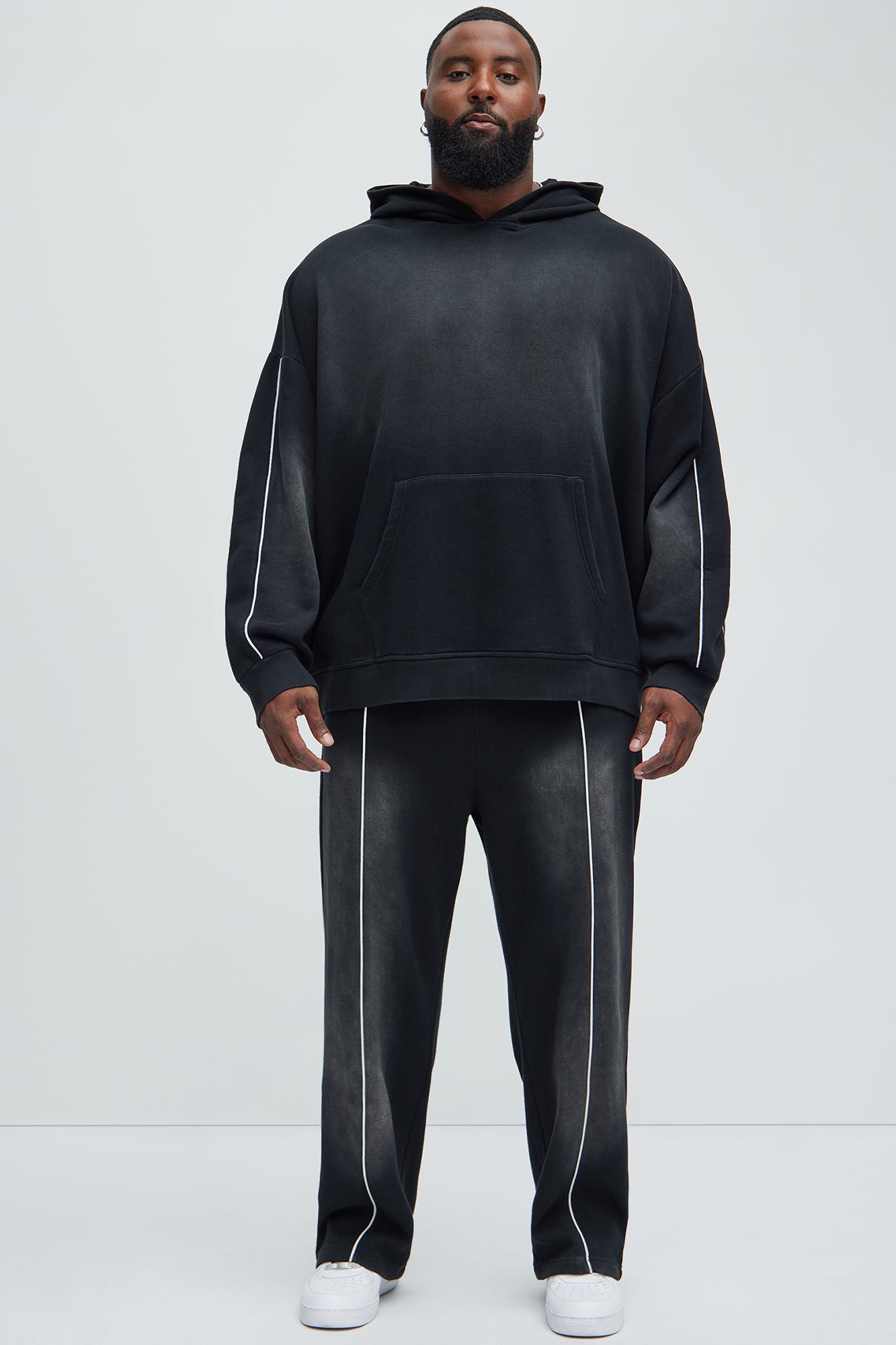 Tyson Just Go With It Straight Sweatpants - Black