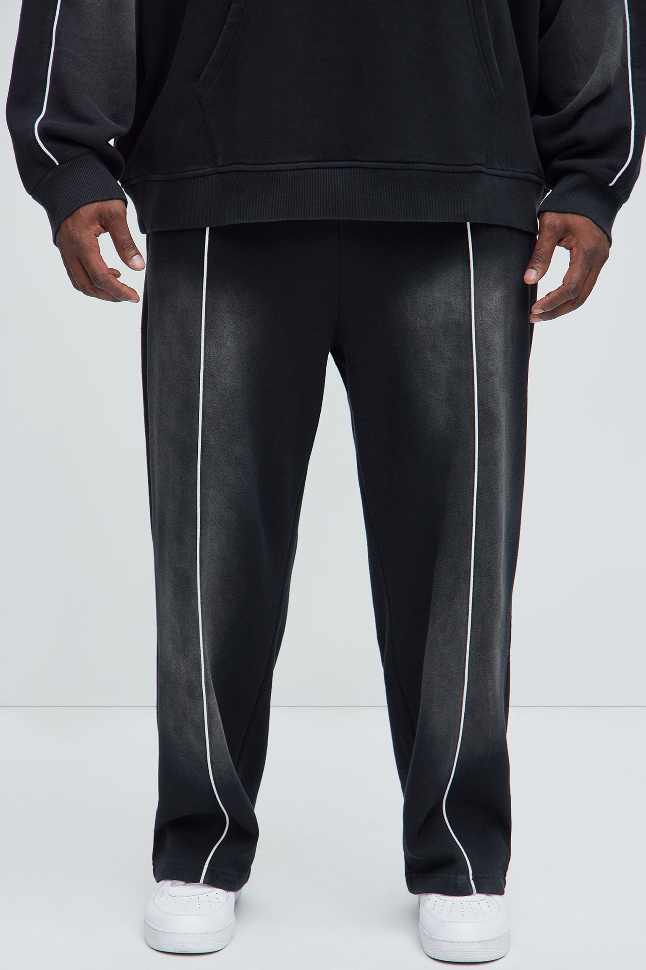 Tyson Just Go With It Straight Sweatpants - Black