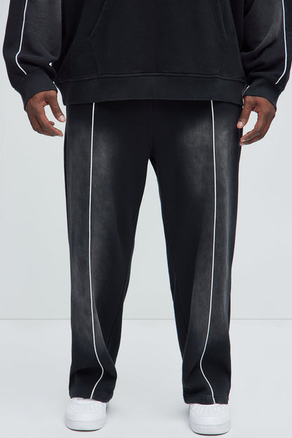 Tyson Just Go With It Straight Sweatpants - Black