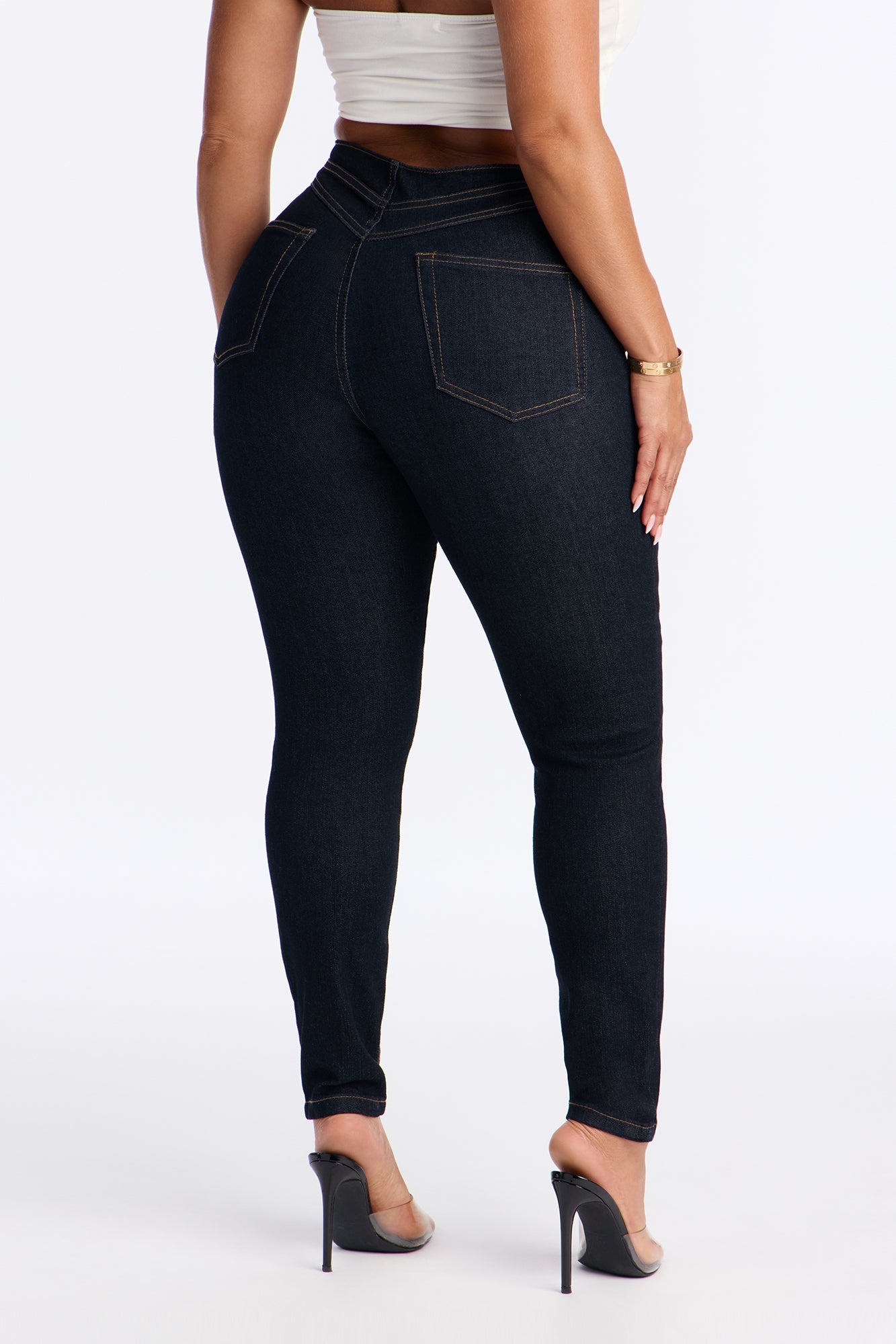 Melrose Stretch Skinny Jeans - Dark Denim
