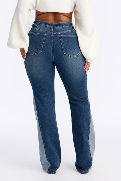 Trail Rides Stretch Flare Jeans - Dark Wash