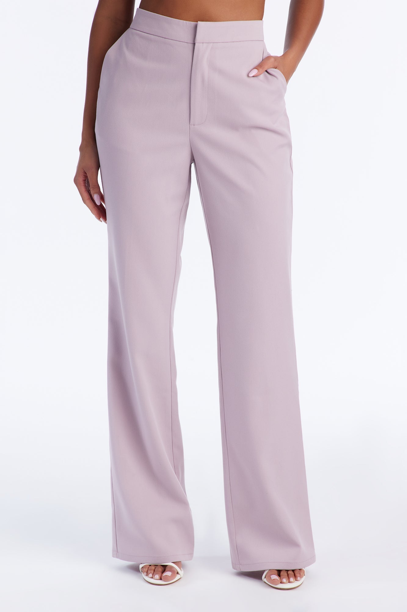 Forgotten Love Straight Leg Trouser Pant 32″ - Orchid