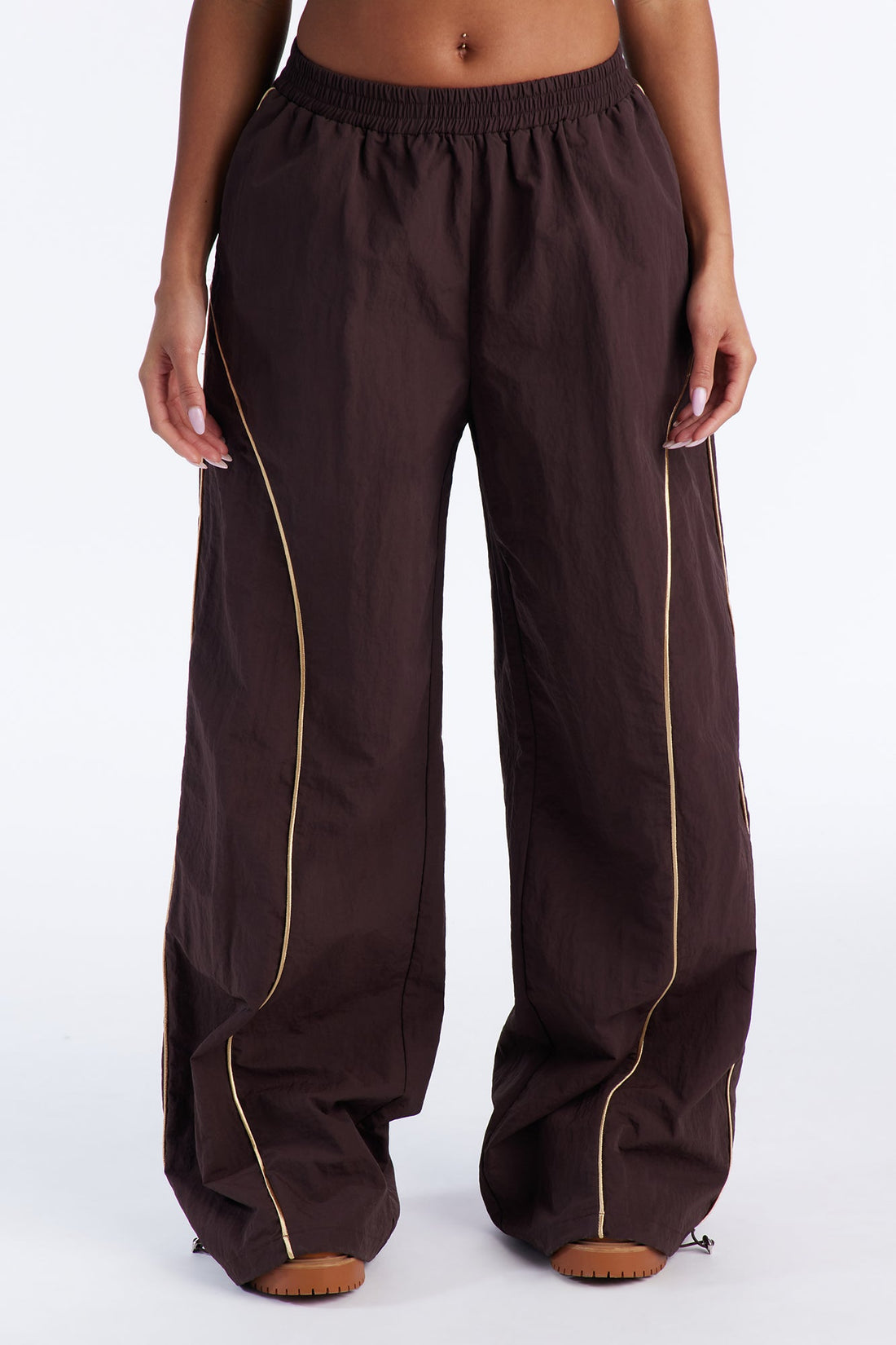 Precise Movement Windbreaker Track Pant - Chocolate/Combo