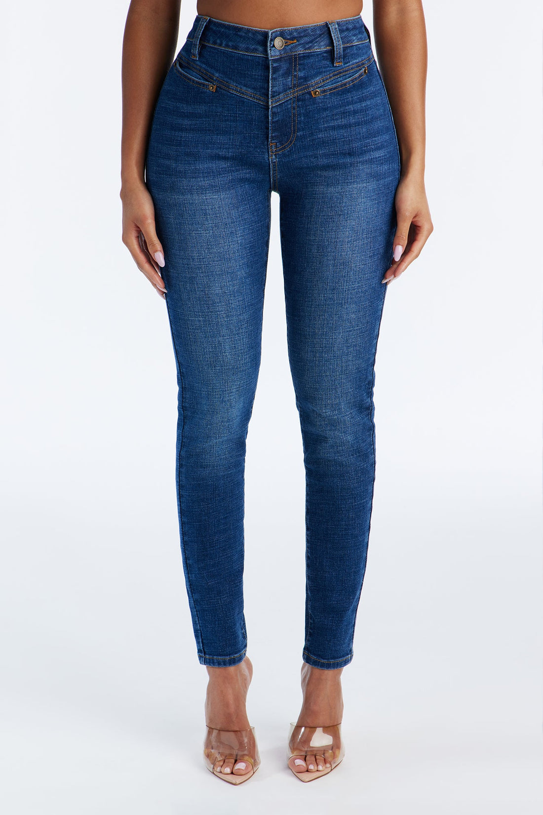 Wild West Stretch Skinny Jeans - Dark Wash