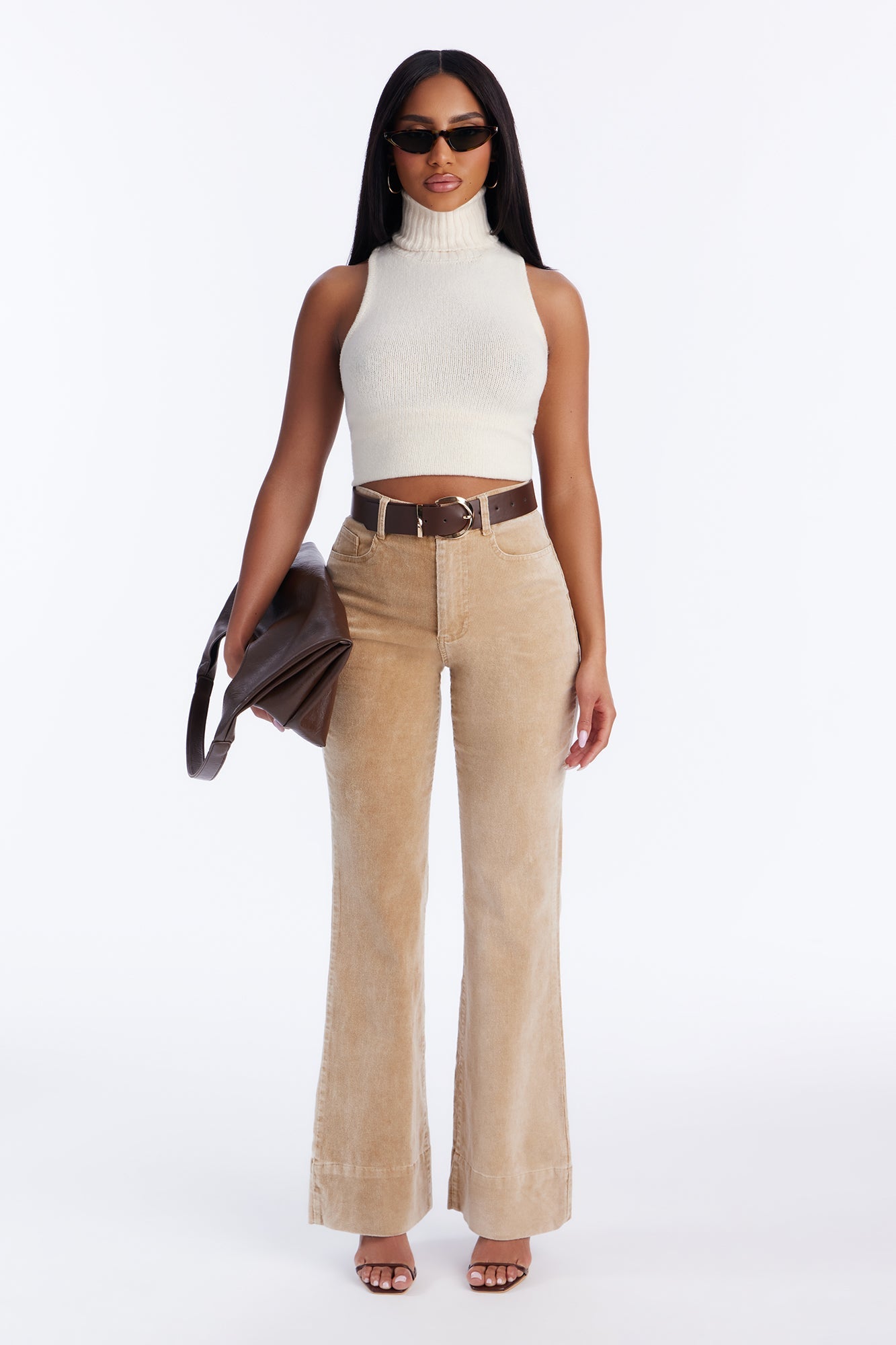 Chasing Sunsets Corduroy Flare Pant 32″ - Mustard