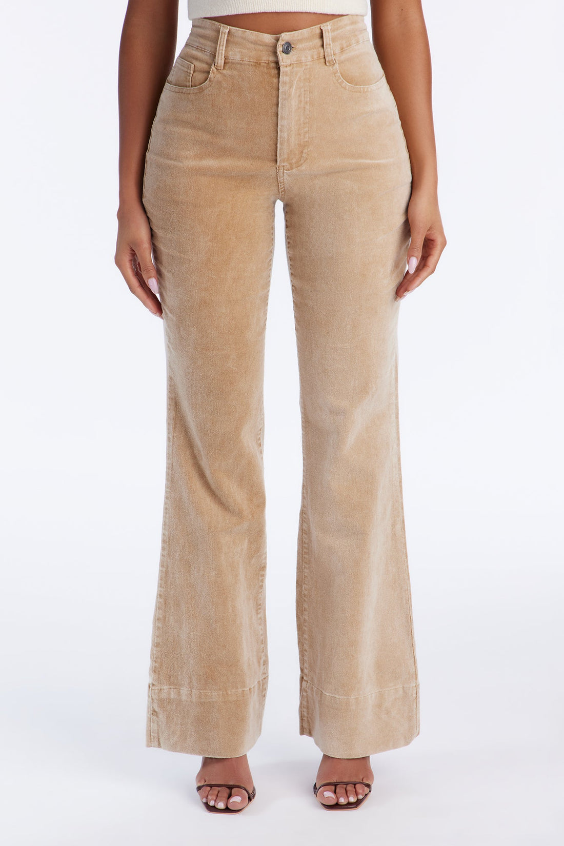 Chasing Sunsets Corduroy Flare Pant 32″ - Mustard