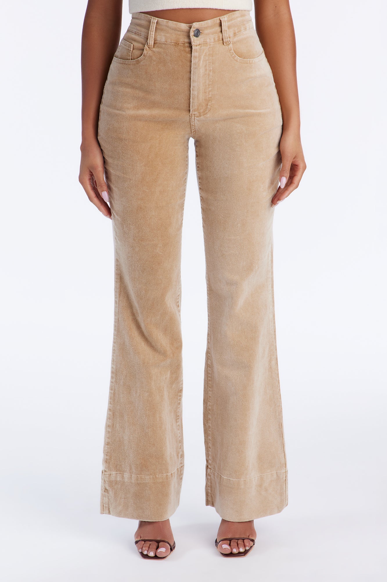Chasing Sunsets Corduroy Flare Pant 32″ - Mustard