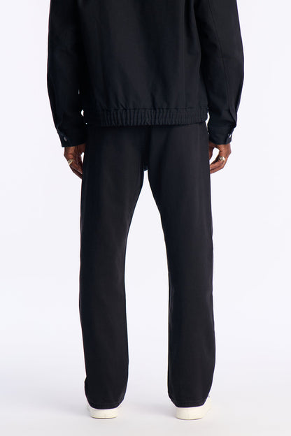 Straight Be Pleated Jean - Black