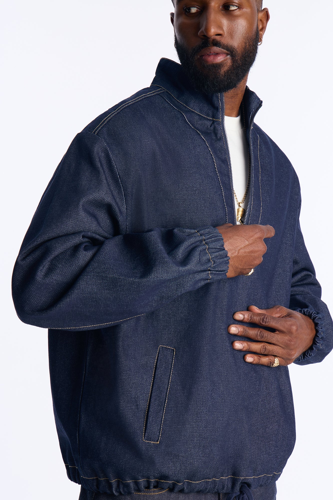 Changes Denim Anorak Jacket - Indigo