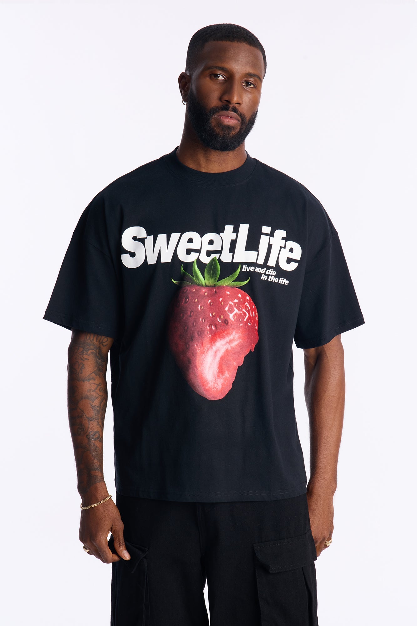 Sweetlife Boxy Short Sleeve Tee - Black