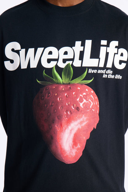 Sweetlife Boxy Short Sleeve Tee - Black