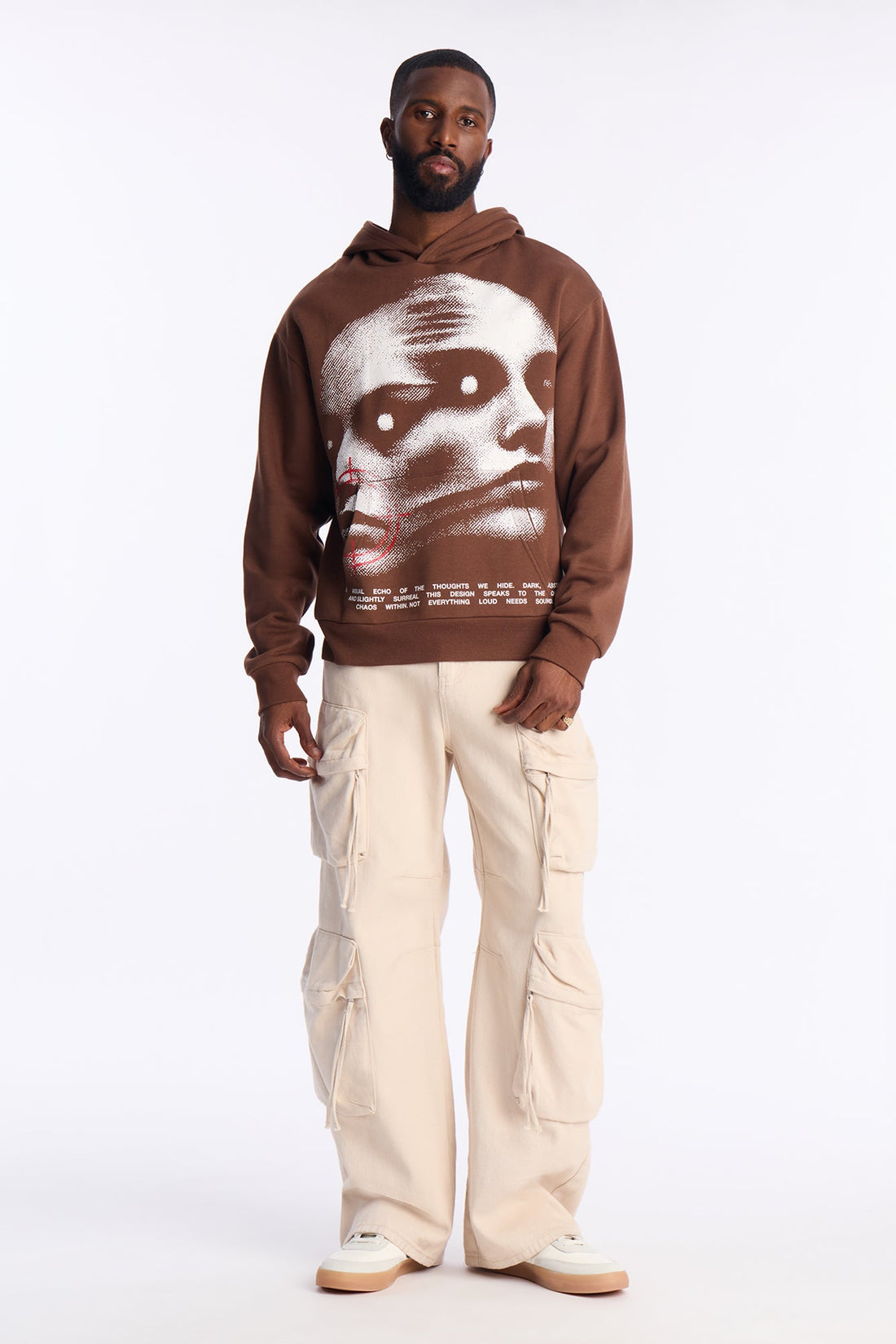 Echoes Hoodie - Brown