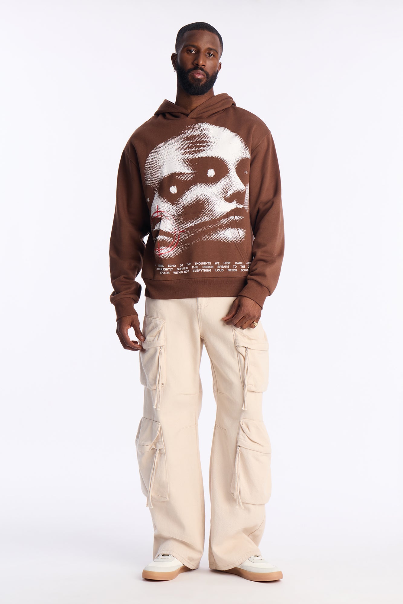 Echoes Hoodie - Brown