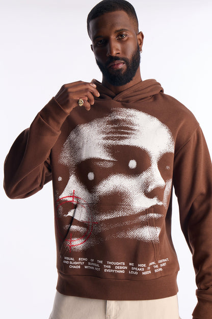 Echoes Hoodie - Brown