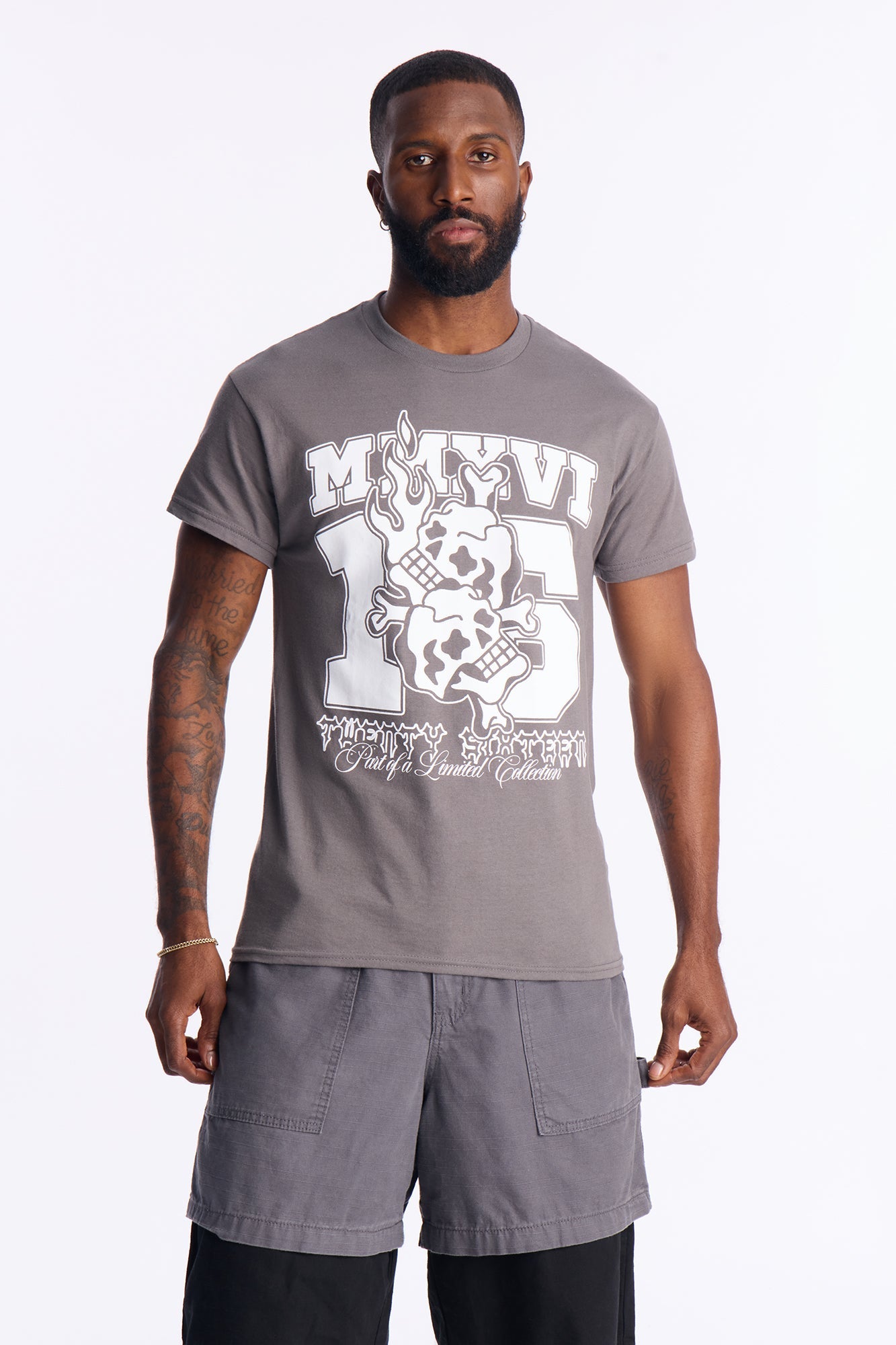 MMXVI Limited Edition Short Sleeve Tee - Charcoal