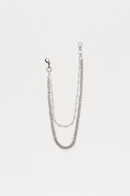 Twisted Pants Chain - Silver