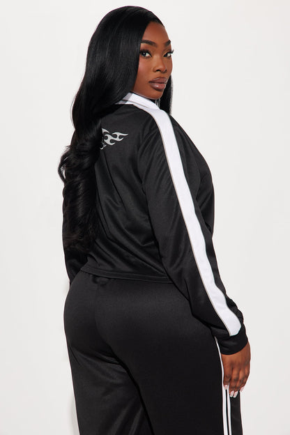 Raider Nation Zip Up Jacket - Black