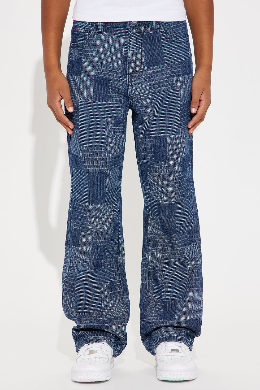 Mini Stockton Stacked Slim Flare Jeans - Indigo