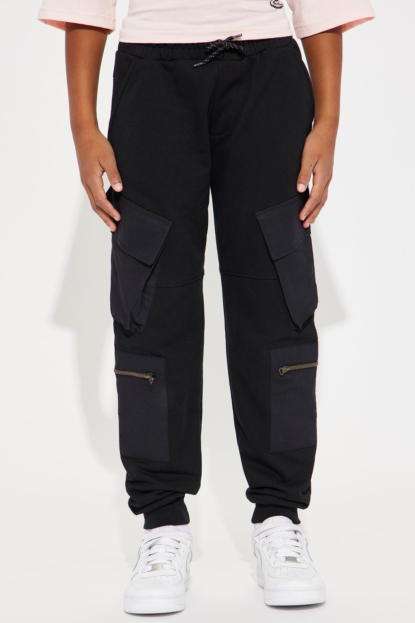 Mini Not Basic Fleece Jogger Pant - Black