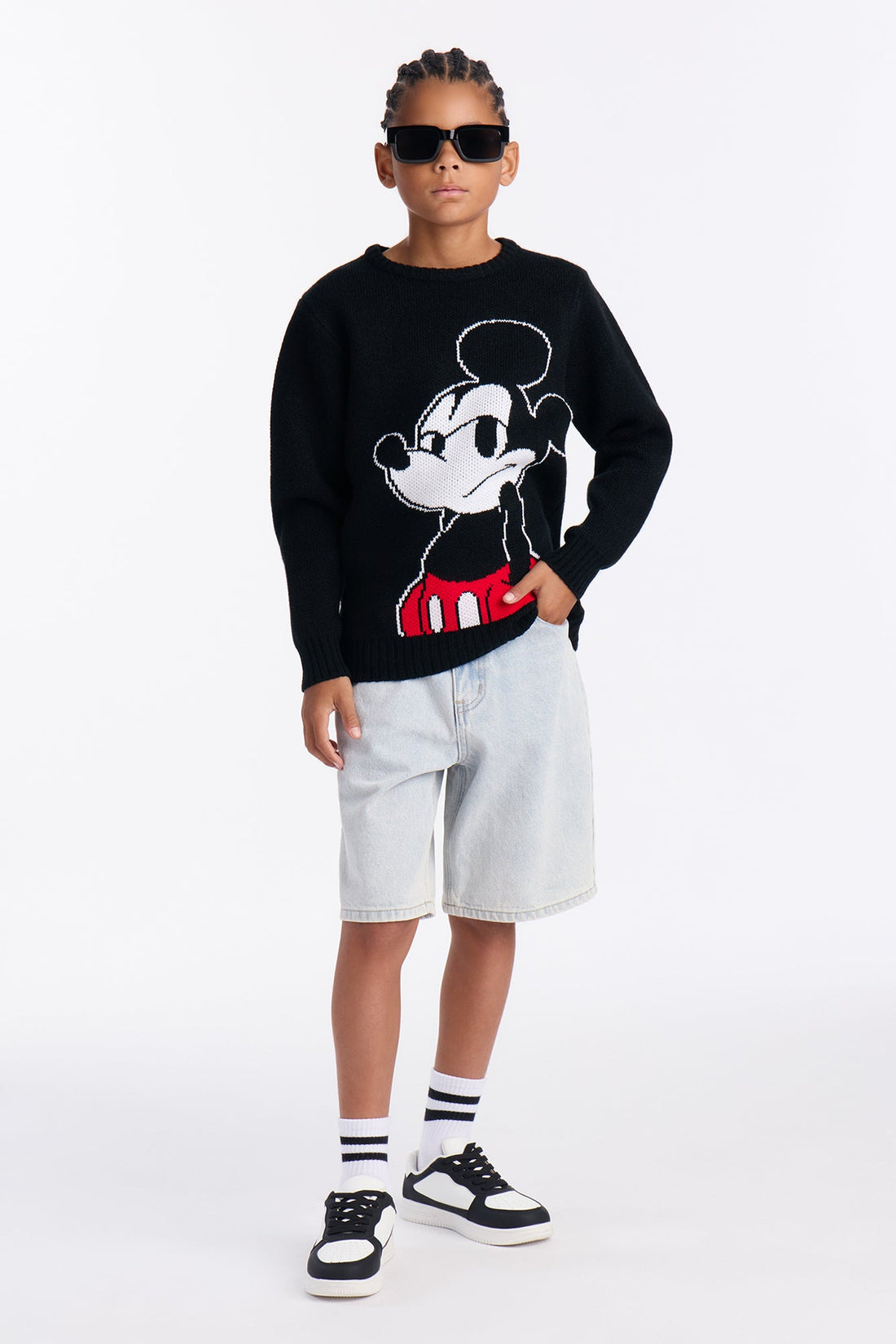 Mini Disney Mickey Chill Mode Sweater - Black