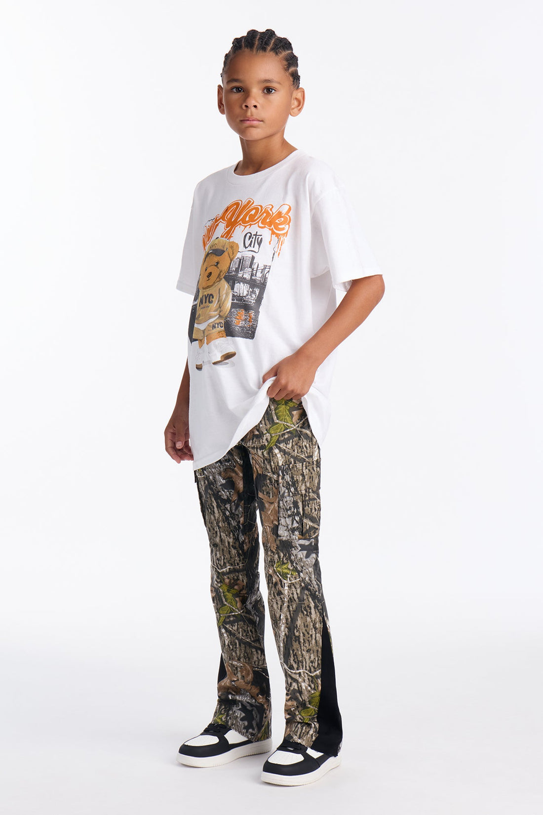 Mini Ready For It Camo Pants - Black/combo