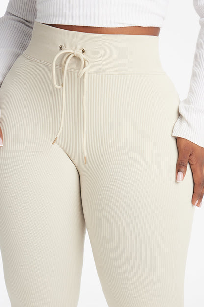 Feel The Burn Active Legging - Stone