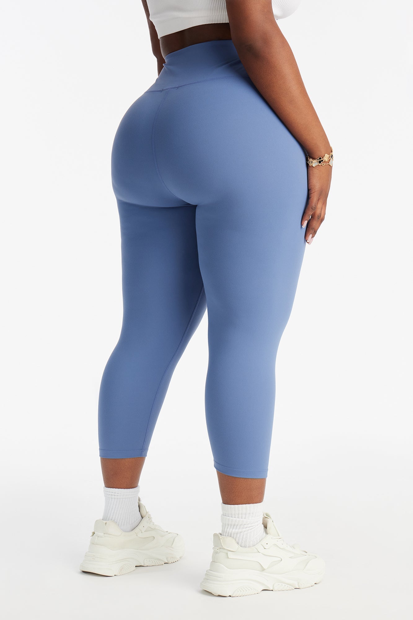 Flexibility Super Soft Capri Active Legging - Slate Blue