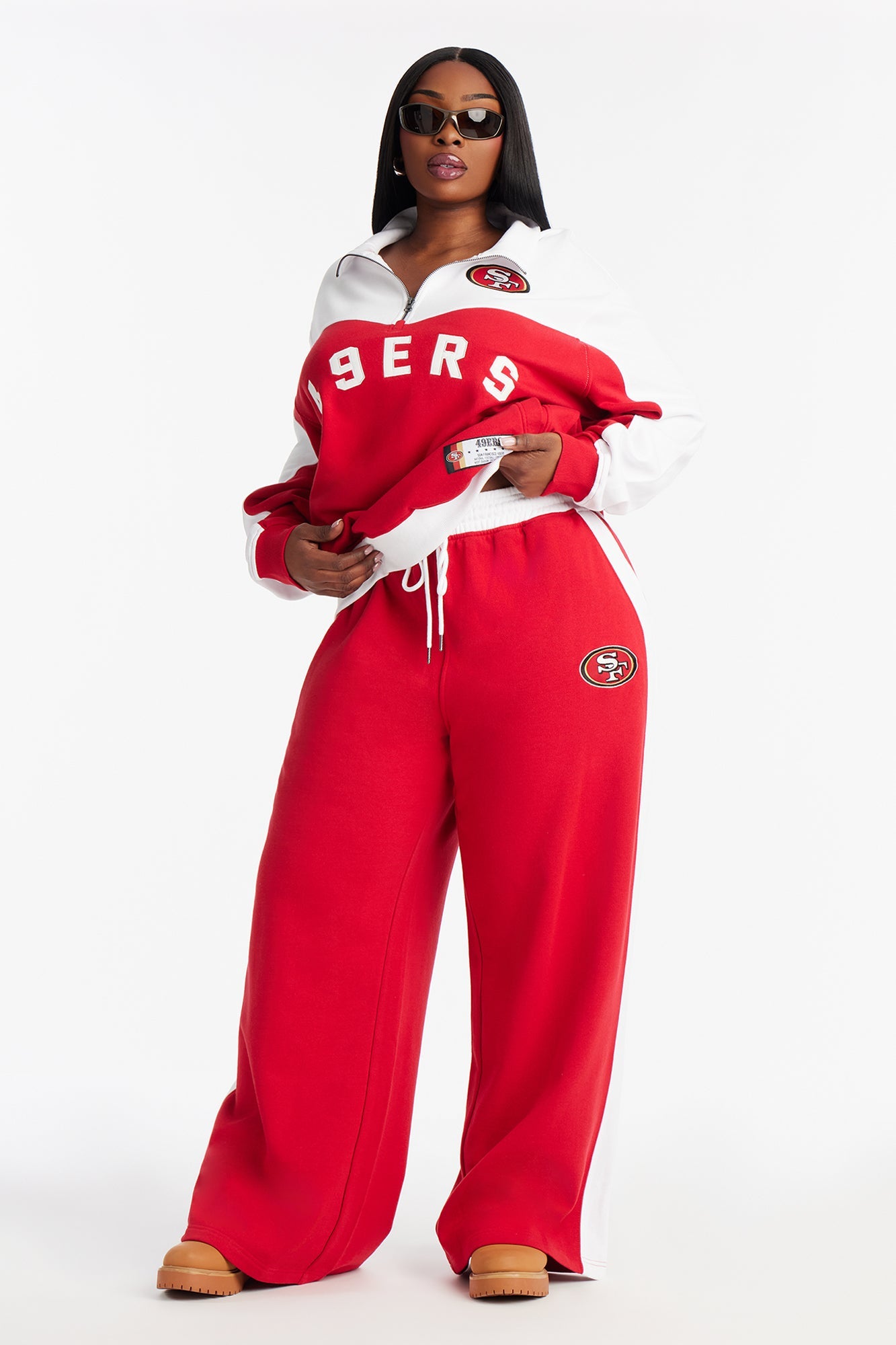 NFL 49ers Fleece Sweatpants - Red