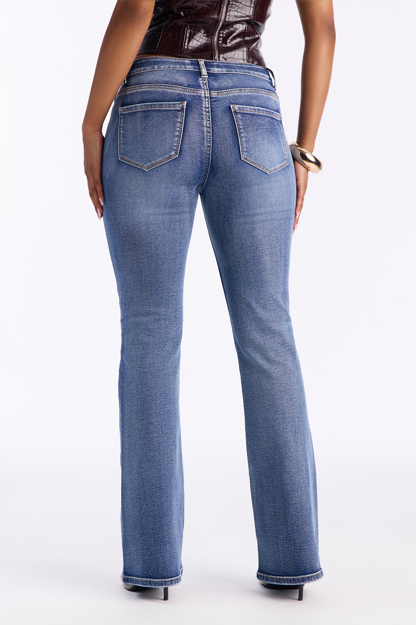 Esme Stretch Bootcut Jeans - Medium Wash