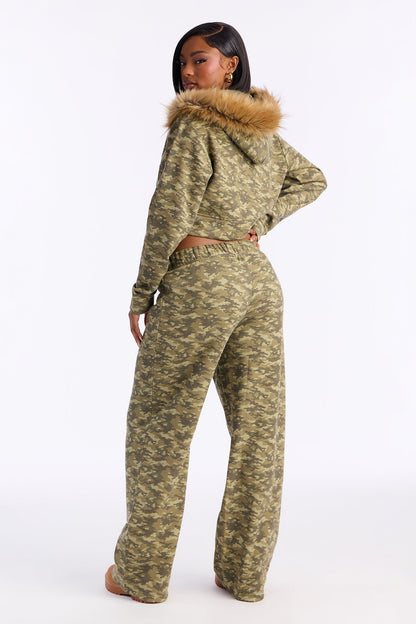Cody Camo Fleece Hoodie Pant Set - Camouflage