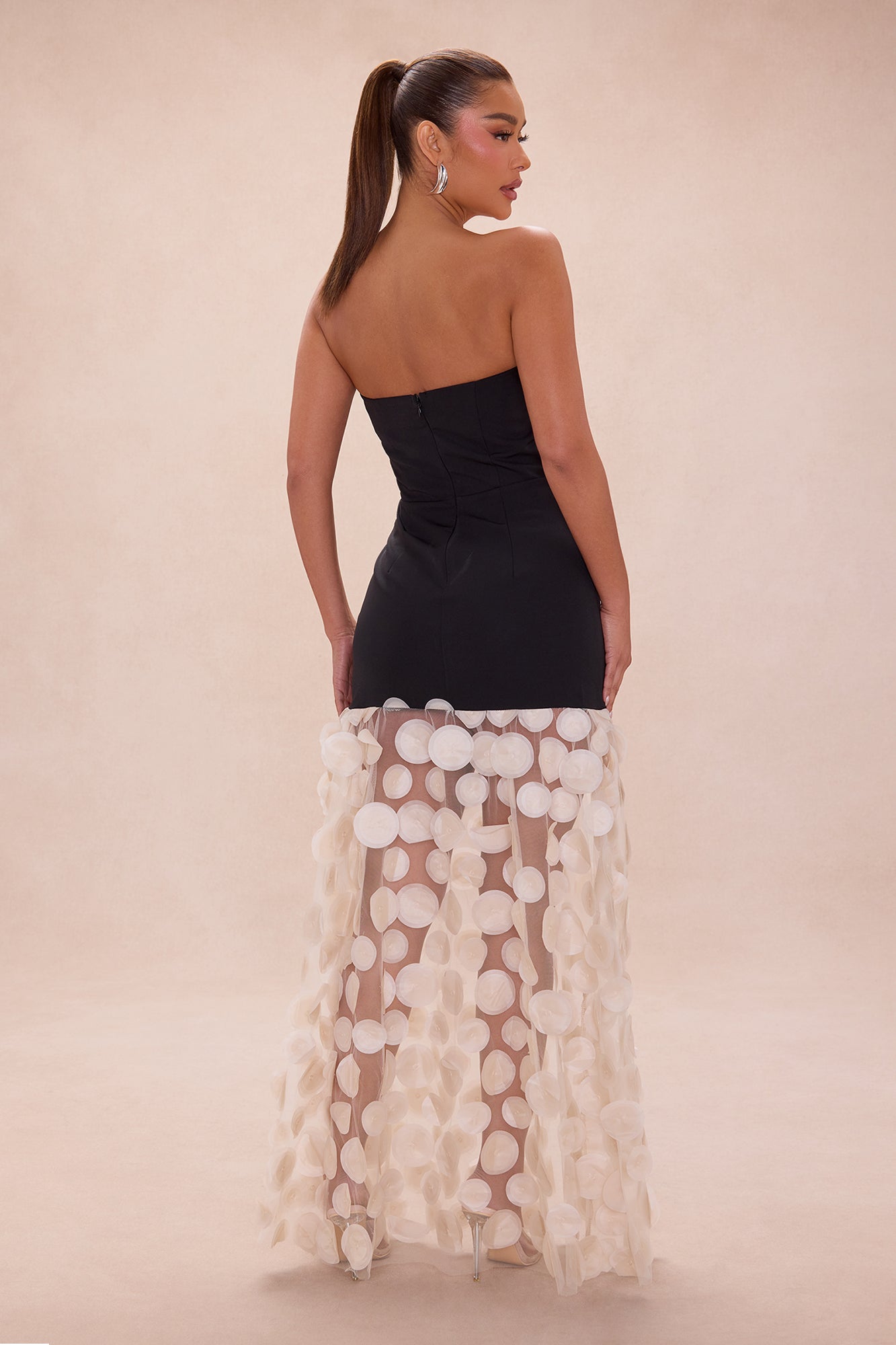 Kristiana Strapless Maxi Dress - Black