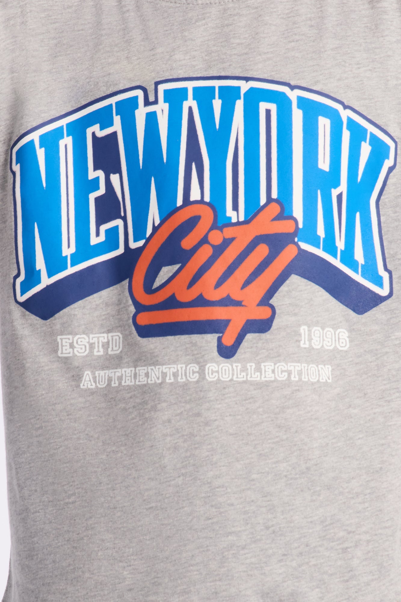 Mini New York City Vibe Jogger Pant Set - Heather/Combo