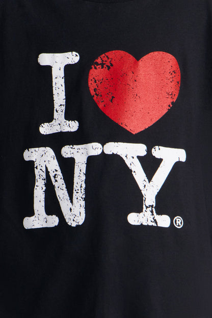 Mini I Love NY Short Sleeve Tee - Black